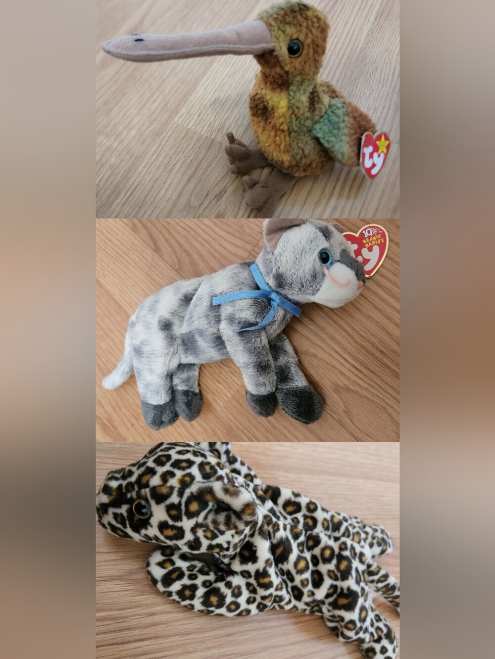 Ty Beanie Babies: Frisco, Beak, Freckles